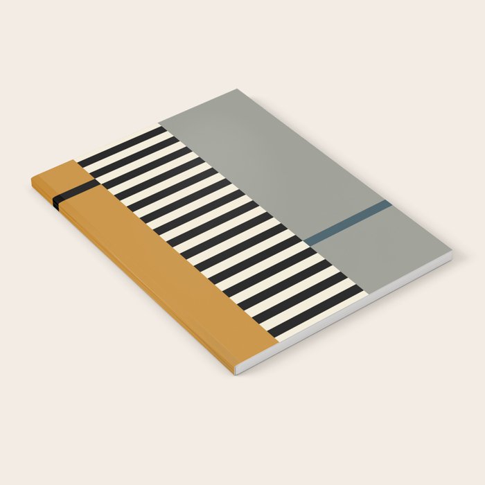 Irregular Stripes 2 neutral Notebook Gallery Image 2