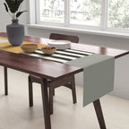 Irregular Stripes 2 neutral Table Runner Gallery Image 2