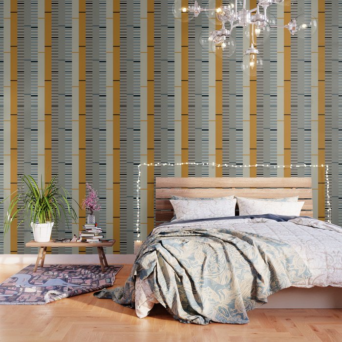 Irregular Stripes 2 neutral Wallpaper Gallery Image 3