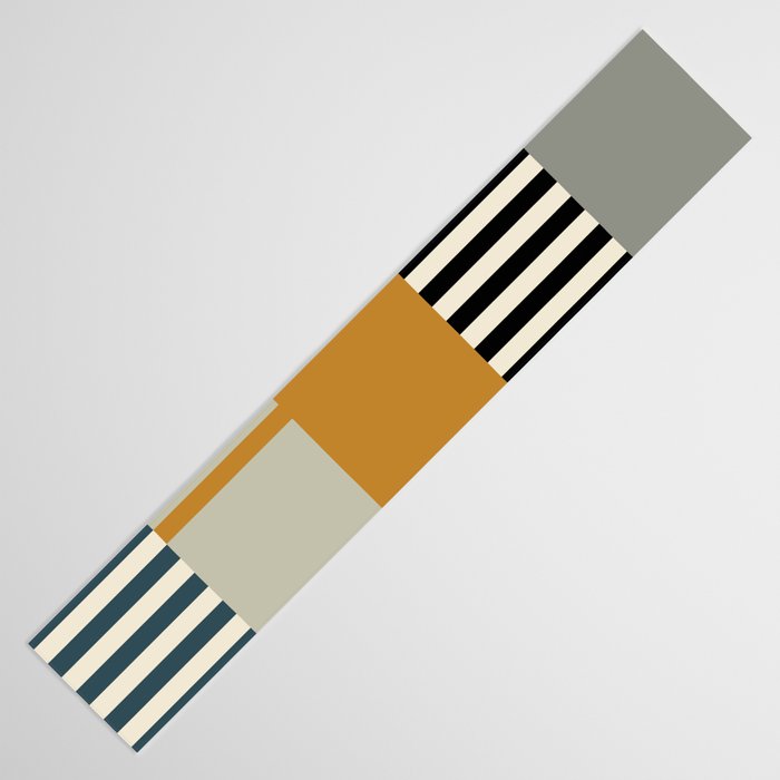 Irregular Stripes 2 neutral Table Runner Gallery Image 3