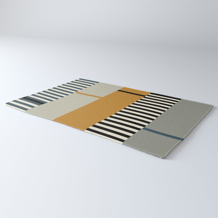 Irregular Stripes 2 neutral Rug Gallery Image 3