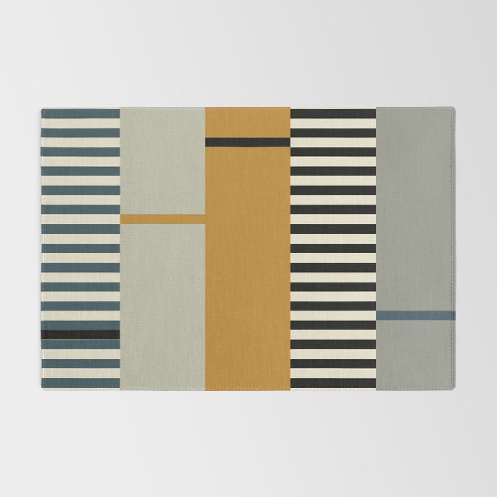 Irregular Stripes 2 neutral Rug Gallery Image 2