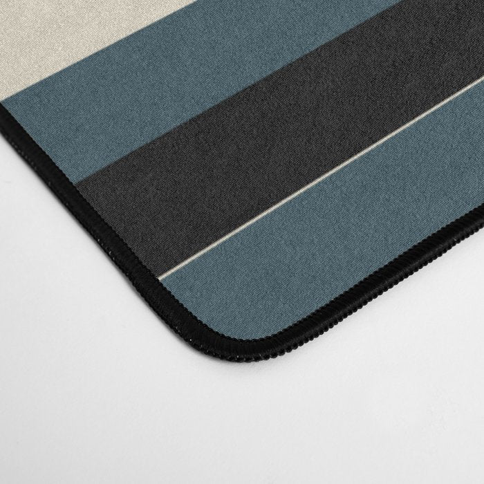 Irregular Stripes 2 neutral Desk Mat Gallery Image 4