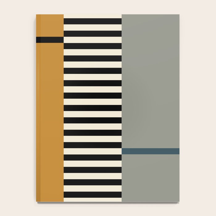 Irregular Stripes 2 neutral Notebook Gallery Image 4