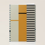 Irregular Stripes 2 neutral Stationery Card Gallery Image 2