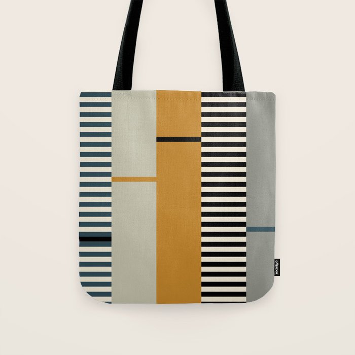 Irregular Stripes 2 neutral Tote Bag Gallery Image 1