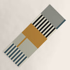 Irregular Stripes 2 neutral Yoga Mat Gallery Image 1