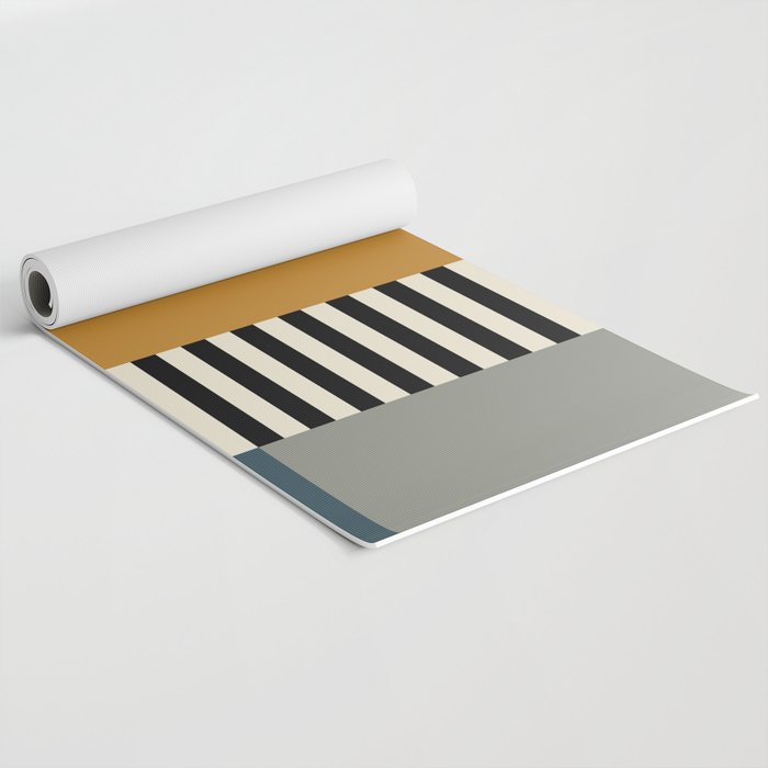 Irregular Stripes 2 neutral Yoga Mat Gallery Image 2