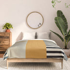 Irregular Stripes 2 neutral Comforter Gallery Image 3