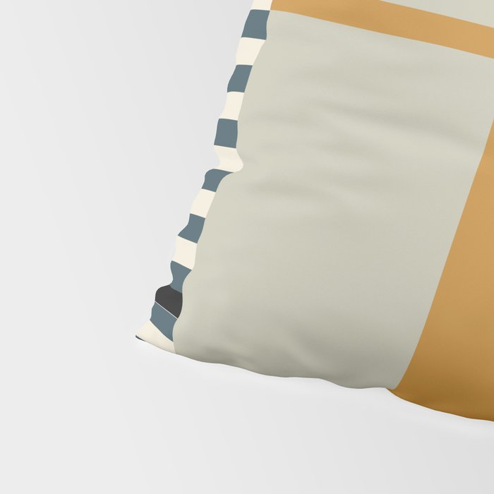 Irregular Stripes 2 neutral Pillow Sham Gallery Image 4