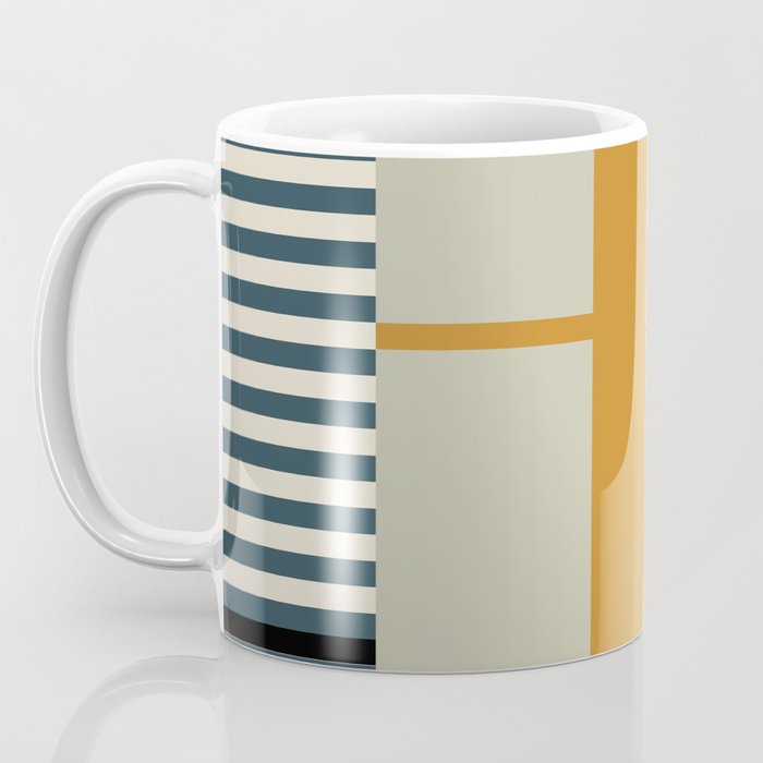 Irregular Stripes 2 neutral Coffee Mug Gallery Image 3