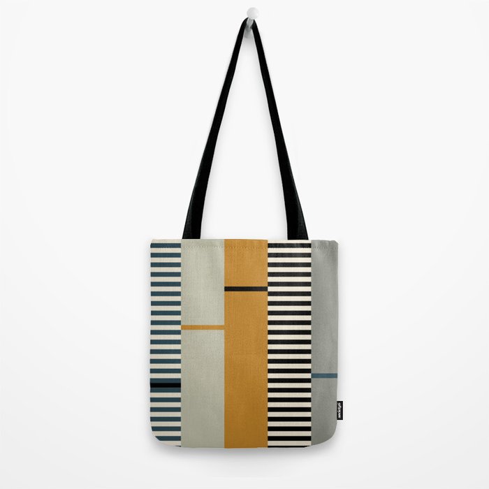 Irregular Stripes 2 neutral Tote Bag Gallery Image 2