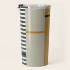Irregular Stripes 2 neutral Travel Mug Gallery Image 3