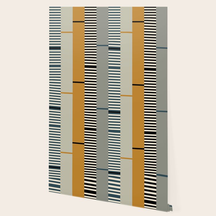 Irregular Stripes 2 neutral Wallpaper Gallery Image 2