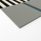 Irregular Stripes 2 neutral Welcome Mat Gallery Image 2