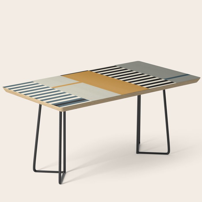 Irregular Stripes 2 neutral Coffee Table Gallery Image 1