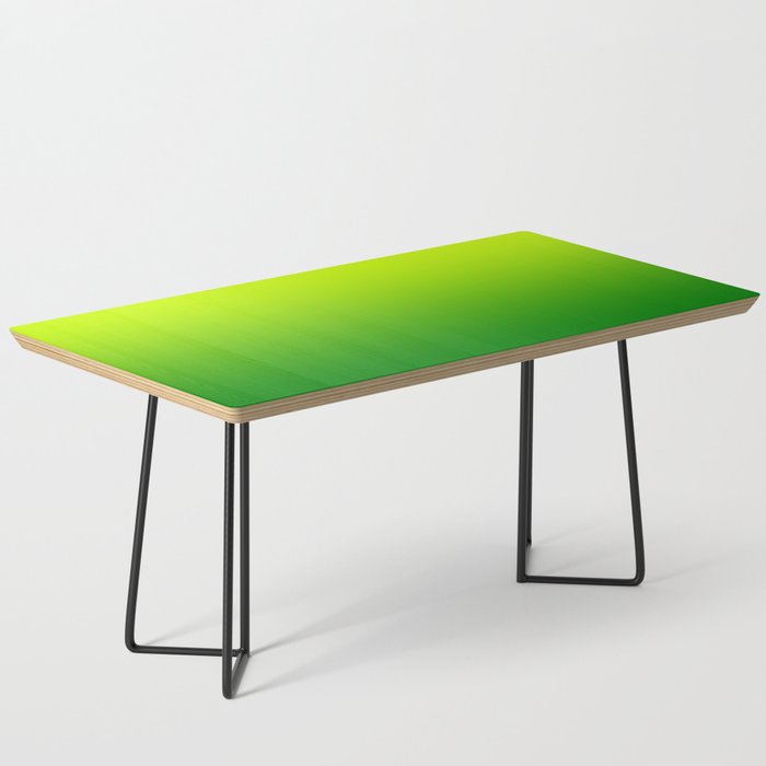 Bright Chartreuse Green Ombre Coffee Table Gallery Image 1
