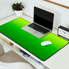 Bright Chartreuse Green Ombre Desk Mat Gallery Image 2
