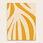 Maldives Minimalist Botanical Abstract in Honey Mustard  Notebook Gallery Image 4