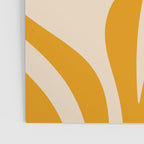 Maldives Minimalist Botanical Abstract in Honey Mustard  Poster Gallery Image 3