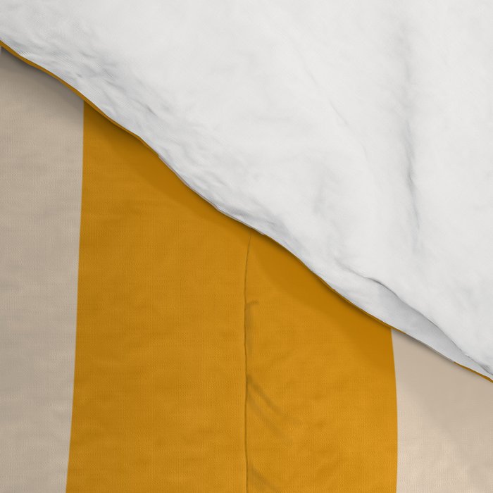 Maldives Minimalist Botanical Abstract in Honey Mustard  Comforter Gallery Image 4