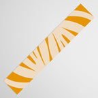 Maldives Minimalist Botanical Abstract in Honey Mustard  Table Runner Gallery Image 3