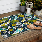 Koi Pond - Green Outdoor Rug Gallery Image 2