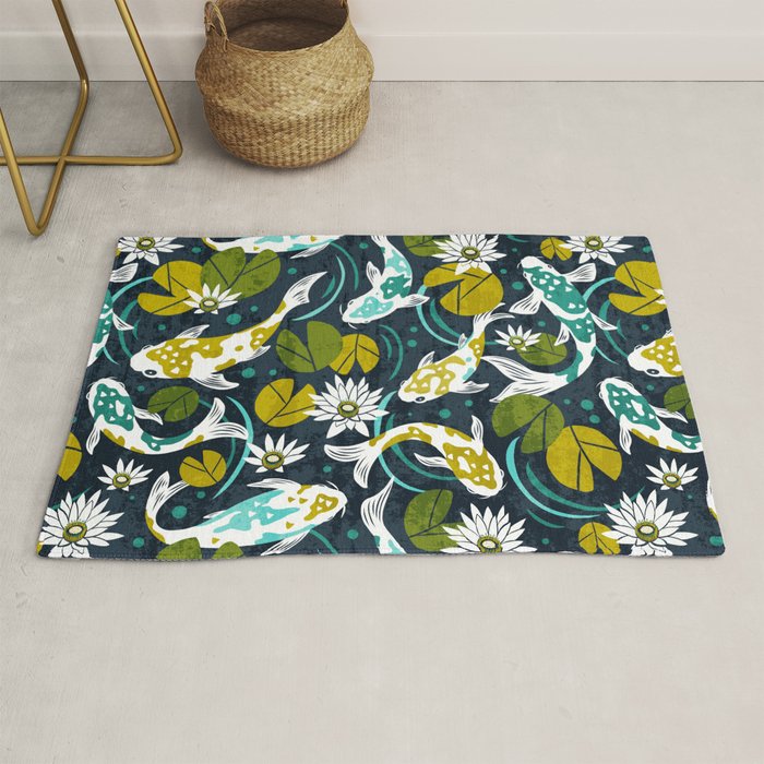 Koi Pond - Green Rug Gallery Image 1