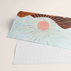 Retro Lake Wrapping Paper Gallery Image 2
