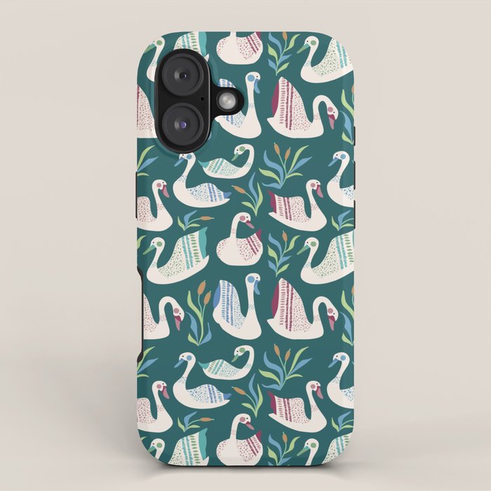Swans Pond iPhone Case Gallery Image 1