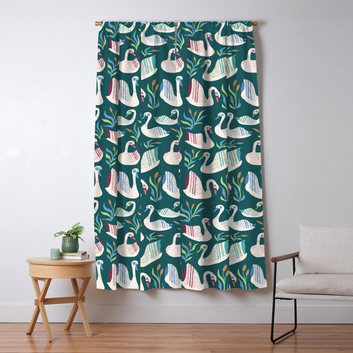 Swans Pond Window Curtain Gallery Image 5