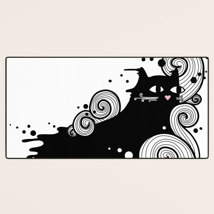 The Cat and the Sea Desk Mat Gallery Image 3