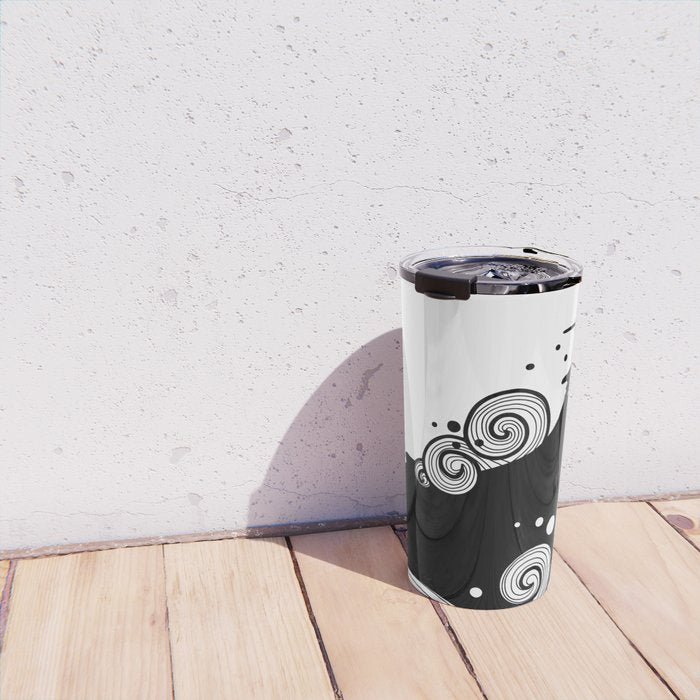 The Cat and the Sea Travel Mug Gallery Image 4