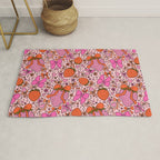 Strawberries and Bows Print Rug Gallery Image 1