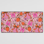 Strawberries and Bows Print Desk Mat Gallery Image 3