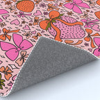 Strawberries and Bows Print Rug Gallery Image 4