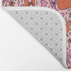 Strawberries and Bows Print Bath Mat Gallery Image 2
