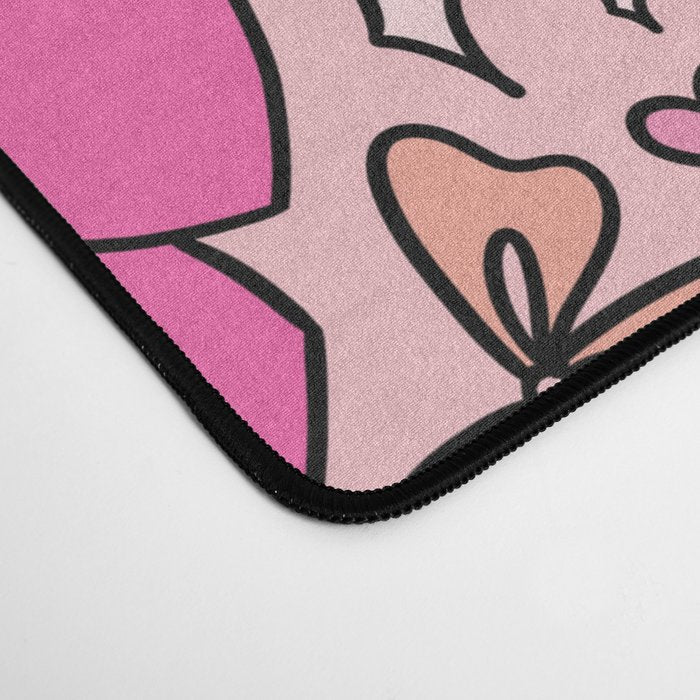 Strawberries and Bows Print Desk Mat Gallery Image 4