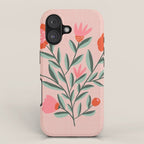 Pink Folk Bouquet iPhone Case Gallery Image 1