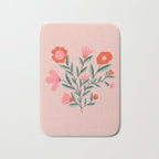 Pink Folk Bouquet Bath Mat Gallery Image 1