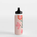 Pink Folk Bouquet Water Bottle Gallery Image 3