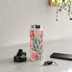 Pink Folk Bouquet Water Bottle Gallery Image 4