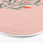 Pink Folk Bouquet Bath Mat Gallery Image 3