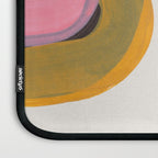 Hills Mid Century Modern Minimalist Fun Colorful Abstract Shapes Pink Yellow Black by Ejaaz Haniff Laptop Sleeve Gallery Image 3