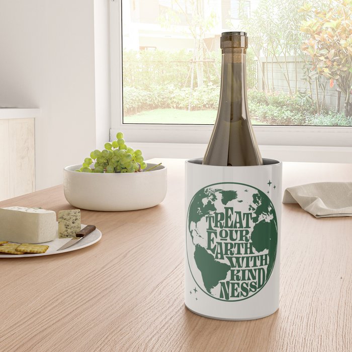 Treat our Earth with Kindness Wine Chiller Gallery Image 4