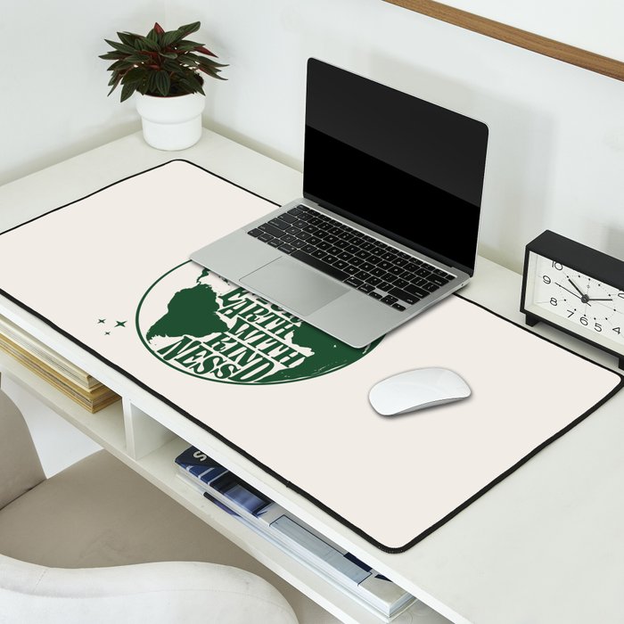Treat our Earth with Kindness Desk Mat Gallery Image 2