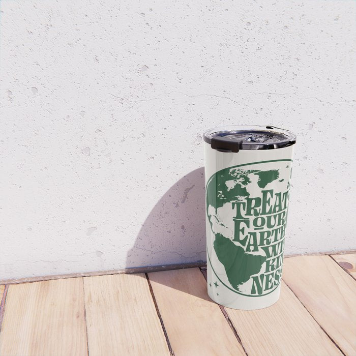 Treat our Earth with Kindness Travel Mug Gallery Image 4