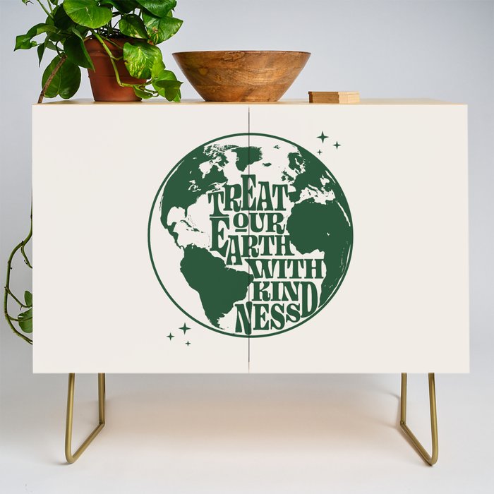 Treat our Earth with Kindness Credenza Gallery Image 1
