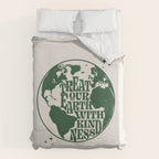 Treat our Earth with Kindness Duvet Cover Gallery Image 6