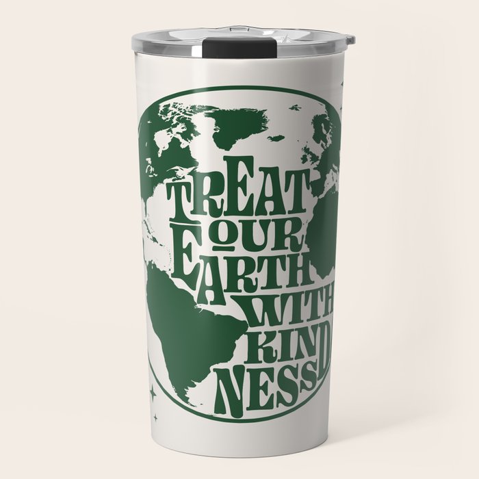 Treat our Earth with Kindness Travel Mug Gallery Image 1